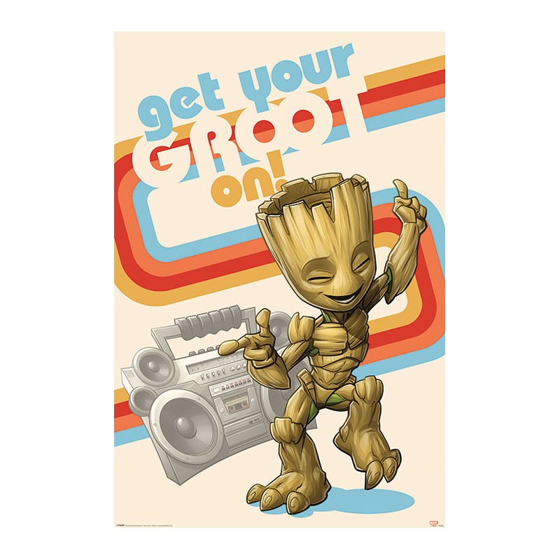 Poster - Guardians of the Galaxy - Get Your Groot On - Groot