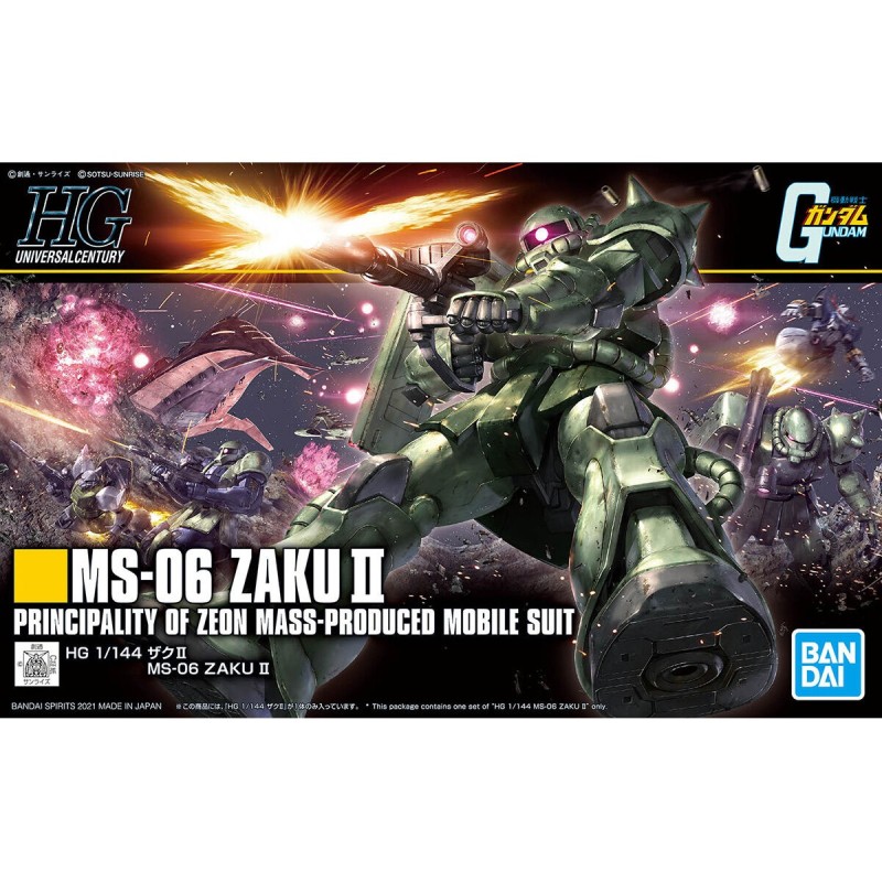 Model - High Grade - Gundam - MS-06 Zaku II