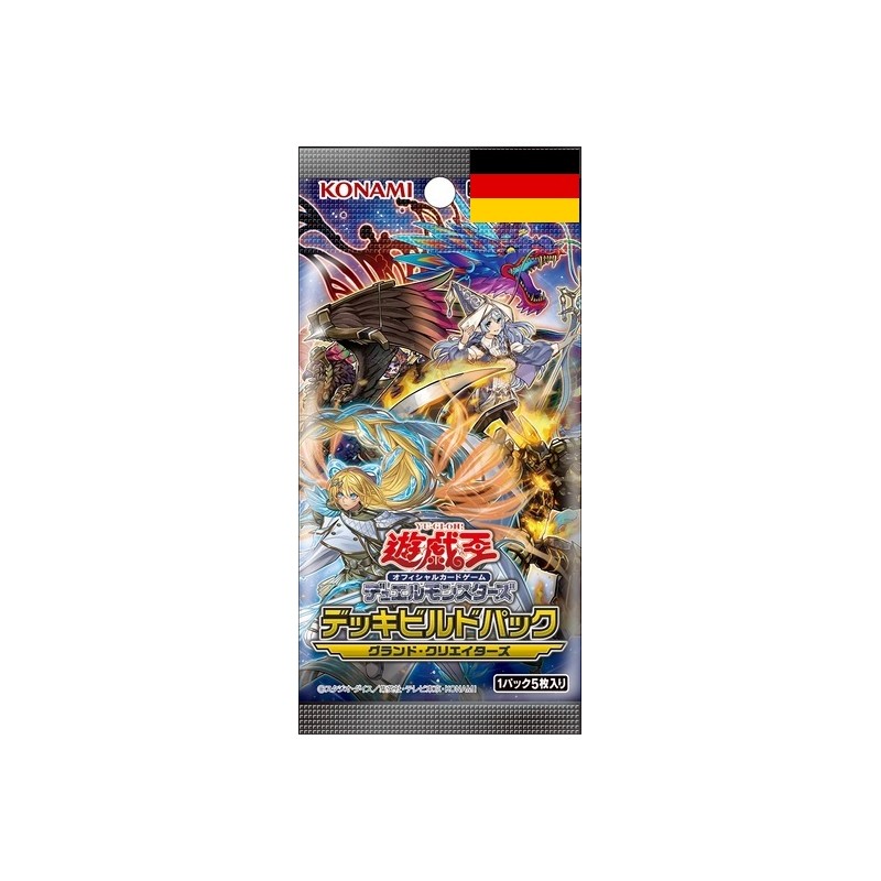 Cartes (JCC) - Booster - Yu-Gi-Oh! - Les GrandsCréateurs - Booster Pack