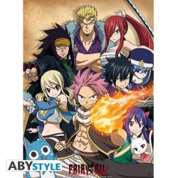 Poster - À plat - Fairy Tail - Groupe