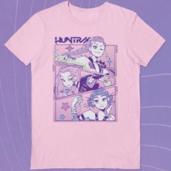 T-shirt - KPop Demon Hunters - Light Pink - Huntrix