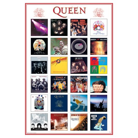 Poster - Rolled and shrink-wrapped - Queen - CD faces