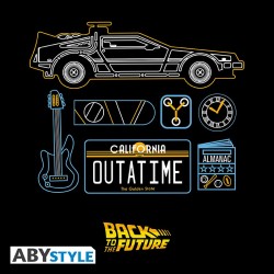 T-shirt - Back to the Future - Delorean