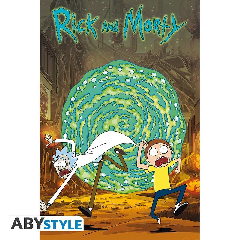Poster - Rolled and shrink-wrapped - Rick & Morty - Portal
