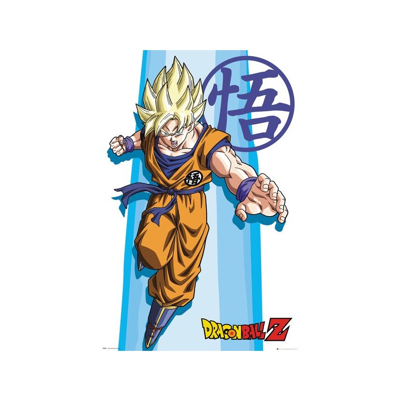 Poster - Roulé et filmé - Dragon Ball - Son Goku