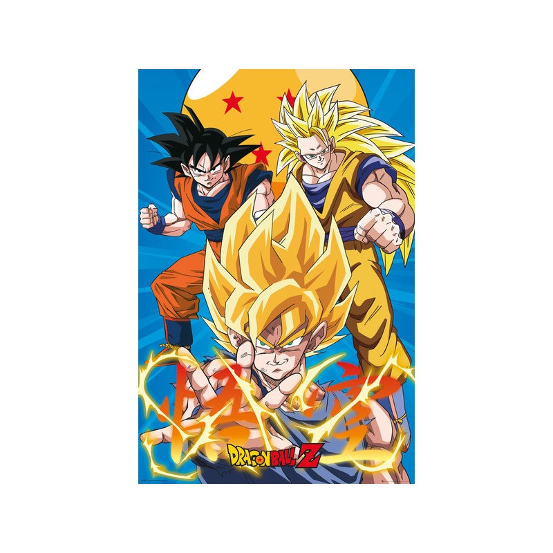 Poster - Roulé et filmé - Dragon Ball - Son Goku