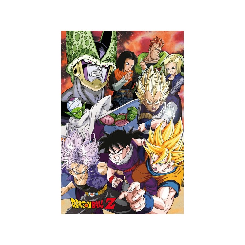 Poster - Roulé et filmé - Dragon Ball - Cell Saga
