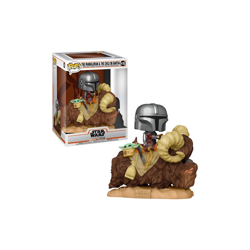 POP - Movies - Star Wars - 416 - Mando on Bantha w/Child