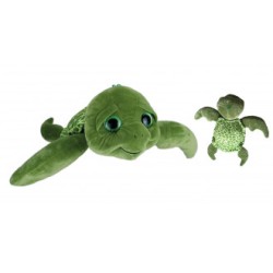 Plush - Divers - lying Turtle Glitter Eyes