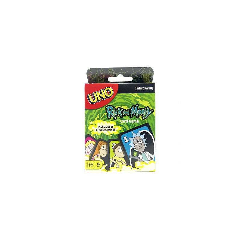 UNO - Classique - Familial - Cartes - Rick & Morty