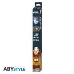 Poster - Pack de 2 - Avatar, Le Dernier Maître de l'Air - Appa & Carte