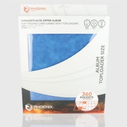 Portfolio - Zipper 360 Toploader - Bleu - Elite