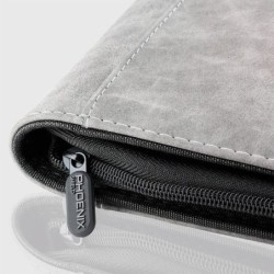 Portfolio - Deluxe toploader zip 9-pockets 360 cards grey