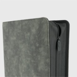 Sleeves - Prestige Ringed Binder Zip 9 Pockets Velvet Black