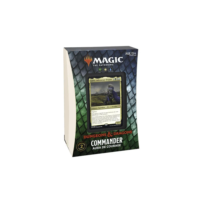Trading Cards - Deck - Magic The Gathering - Commander Deck - Aura de Courage