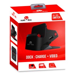 Accessoire Gaming - Nintendo Switch - Dock : Charge + Vidéo