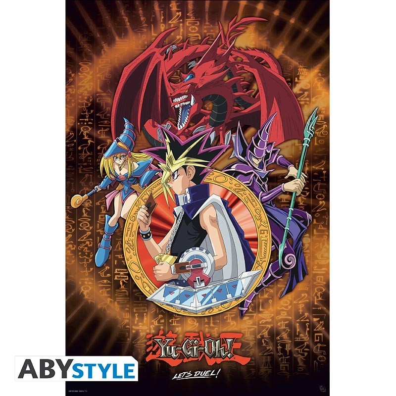 Poster - Rolled and shrink-wrapped - Yu-Gi-Oh! - Yugi, Slifer & Magician
