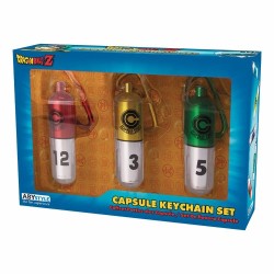 Keychain - 3D - Dragon Ball - Capsule Set