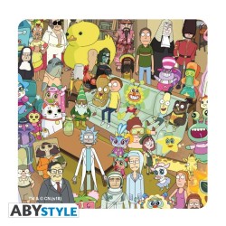 Kitchen accessories - Coaster - Rick & Morty - 4 Emblems Set 