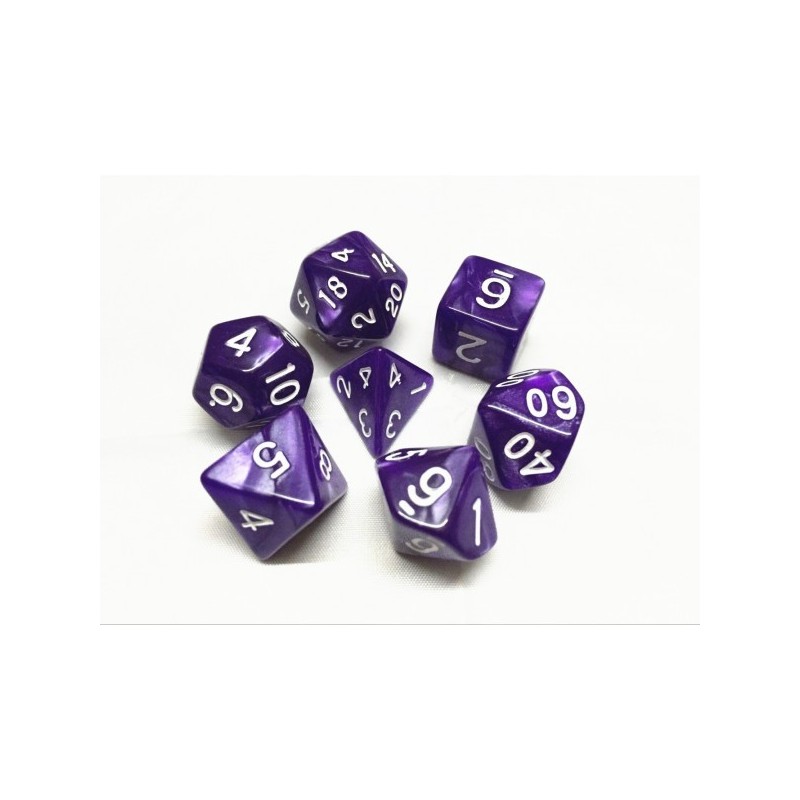 Set de dés - Dés - Violet Nacré