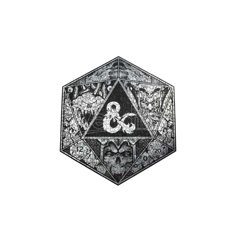 Puzzle - Casse Tête/Réflexion - Indépendant de la langue - Donjons et Dragons - D20