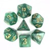 Set de dés - Dés - Vert nacré