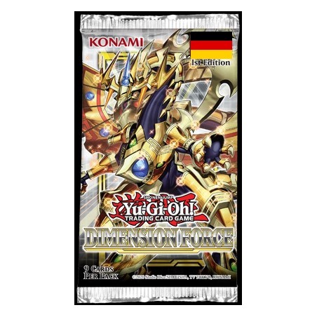 Trading Cards - Blister Booster - Yu-Gi-Oh! - Dimension Force - Booster Pack