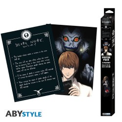 Poster - Pack de 2 - Death Note - Light & Death Note