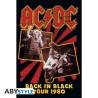 Poster - Roulé et filmé - AC/DC - Back in Black 80