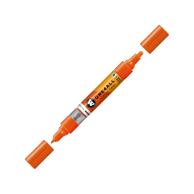 Marqueur pour maquettes - Accessoires maquettes - Acrylic Twin Orange DARE