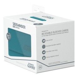 Boîte pour cartes - SideWinder 80+ - Bleu Pétrole - XenoSkin