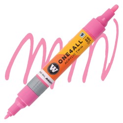 Marqueur pour maquettes - Accessoires maquettes - Acrylic Twin Rose Fluo