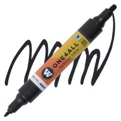 Marqueur pour maquettes - Accessoires maquettes - Acrylic Twin Noir