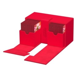 Boîte pour cartes - Twin Flip´n´Tray 200+ - Rouge - XenoSkin