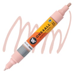 Marqueur pour maquettes - Accessoires maquettes - Acrylic Twin Rose Poudré Pastel
