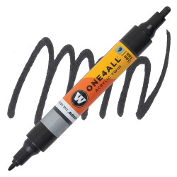 Marqueur pour maquettes - Accessoires maquettes - Acrylic Twin Métalli-Noir