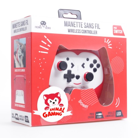 Manette sans fil - Switch 2 - Nintendo - Doggy Rouge