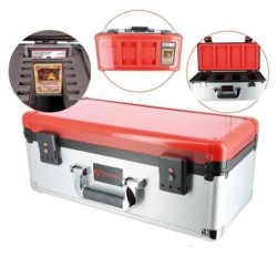 Protège-cartes - Valise - Cartes Gradées PSA - Rouge & Blanc