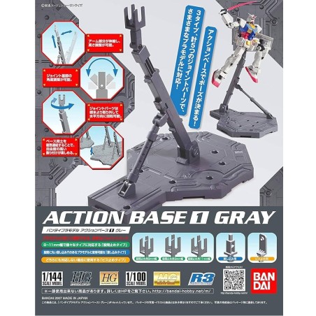 Accessoire Maquettes - Support - Gris (Display) - Action Base