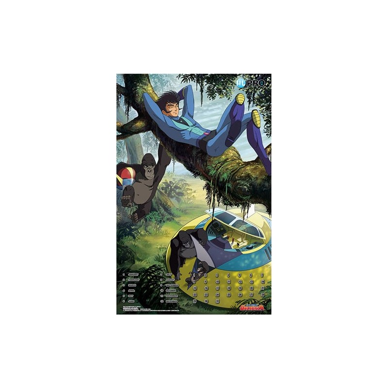 Calendrier - Goldorak - Gorille