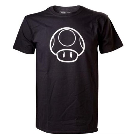 T-shirt - Nintendo - Blacklight Mushroom
