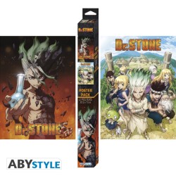 Poster - Pack de 2 - Dr. Stone - Groupe & Artwork