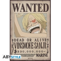 Poster - Flat - One Piece - Wanted - Sanji Vinsmoke