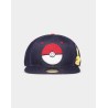 Cap - Snap Back - Pokemon - Pokeball - Denim