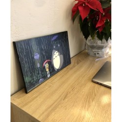 Tableau - Toile - Mon Voisin Totoro - Bus - Totoro gris