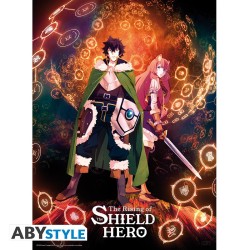 Poster - À plat - Shield Hero - Naofumi & Raphtalia
