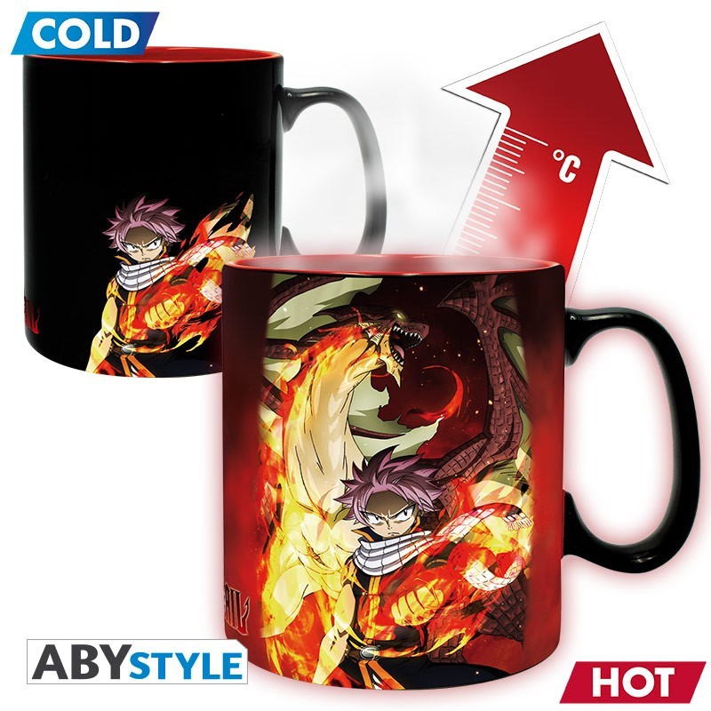 Mug - Thermo-réactif - Fairy Tail - Natsu & Lucy