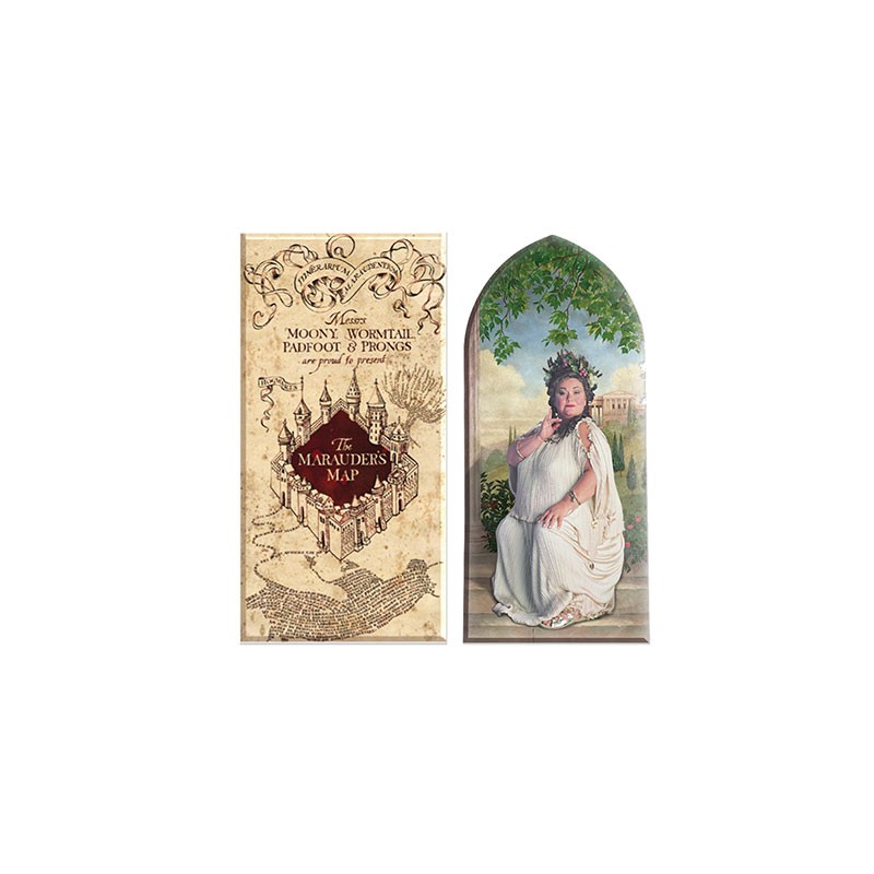 Magnet - Set of 2 - Harry Potter - Marauder's Map & Fat Lady