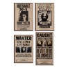 Magnet - Set of 4 - Harry Potter - Wanted