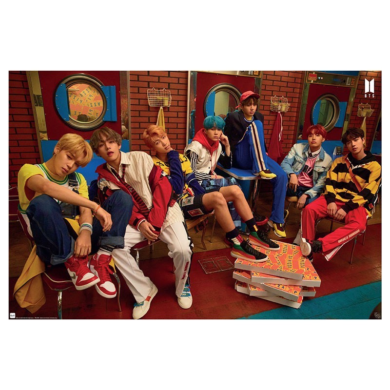 Poster - Roulé et filmé - BTS - Groupe